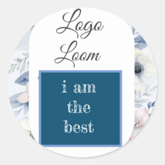 Ik ben de beste sticker. ronde sticker
