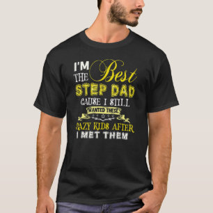 Ik ben de beste stiefvader Vaderdag Cadeaus T-shirt