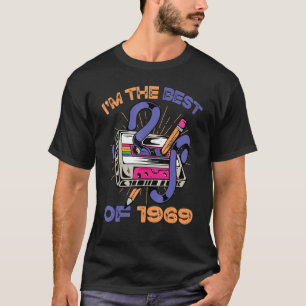 Ik ben de beste van 1969 Cassettebandje muziek R T-shirt