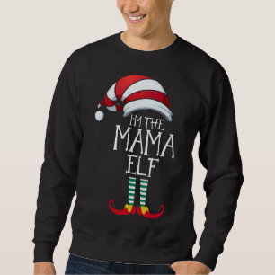 Ik ben de Bibliothecaris Elf Familie Kerstmis Trui