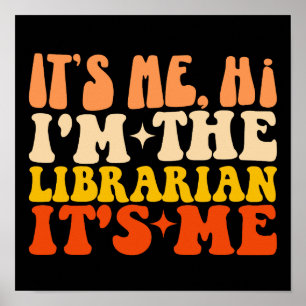 Ik ben de bibliothecaris Ik ben de grappige biblio Poster