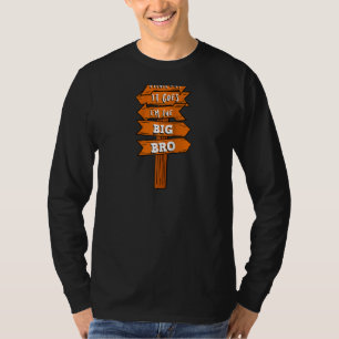 Ik ben de Big Bro Baby shower Gender onthullen Bro T-shirt