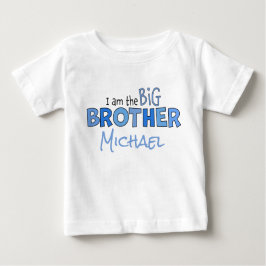 Ik ben de Big Brother Cute Blue Whimsical