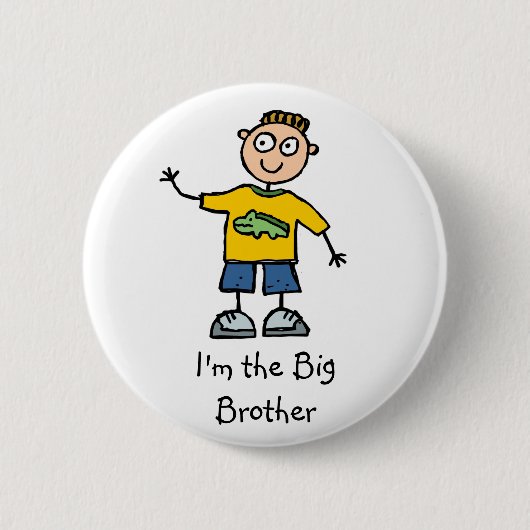 Ik ben de Big Brother knop Ronde Button 5,7 Cm (Voorkant)