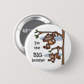 Ik ben de Big Brother knop Ronde Button 5,7 Cm (Voorkant /achterkant)