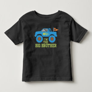 Ik ben de Big Brother Monster Truck Kinder Shirts