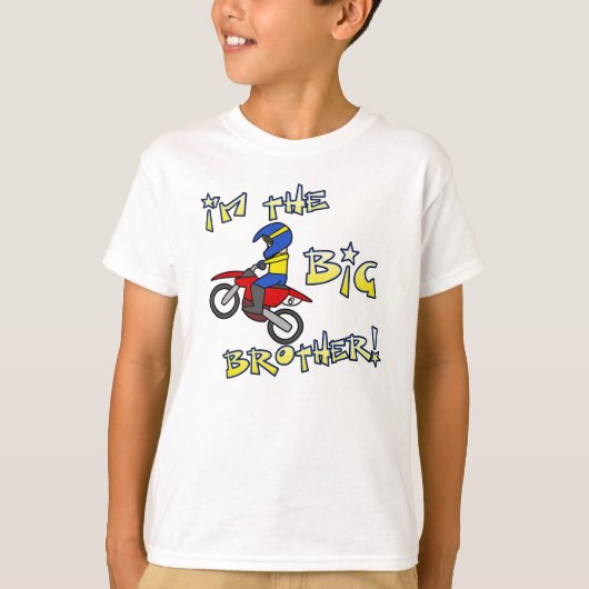 Ik ben de Big Brother Motocross Tee Shirt (Voorkant)