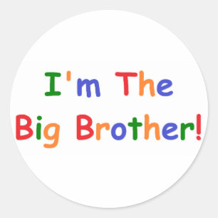 Ik ben de Big Brother Ronde Sticker