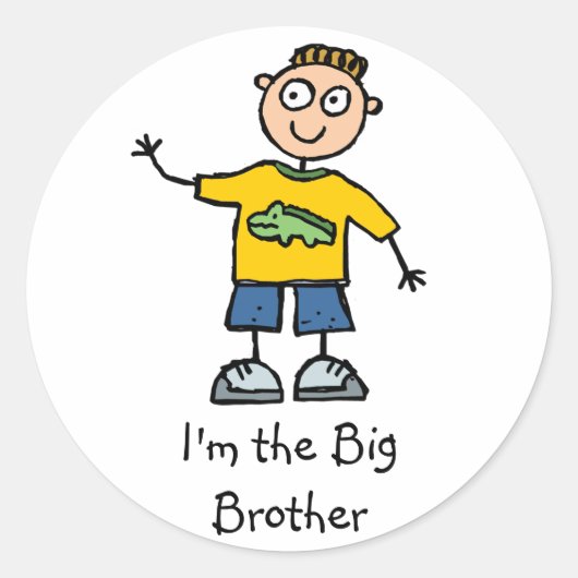 Ik ben de Big Brother stickers (Voorkant)