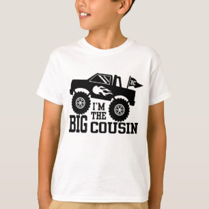 Ik ben de Big Cousin Monster Truck T-shirt
