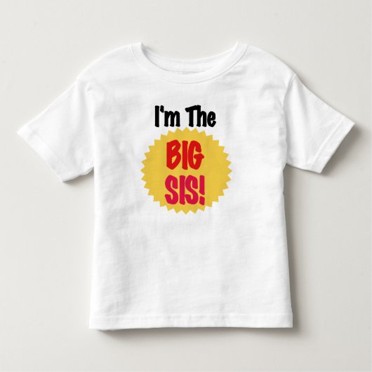 Ik ben de Big Sis Kinder Shirts (Voorkant)