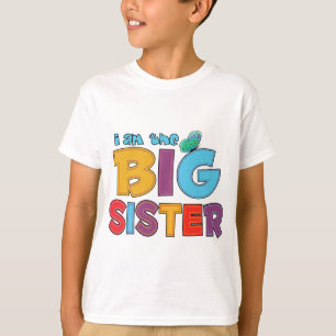 Ik ben de Big Sister Butterfly T-shirt