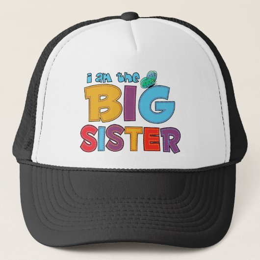 Ik ben de Big Sister Butterfly Trucker Pet (Voorkant)