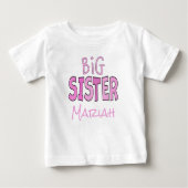 Ik ben de Big Sister Pink Cute Modern Trendy (Voorkant)