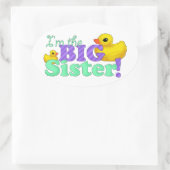 "Ik ben de Big Sister" Stickers (Tas)