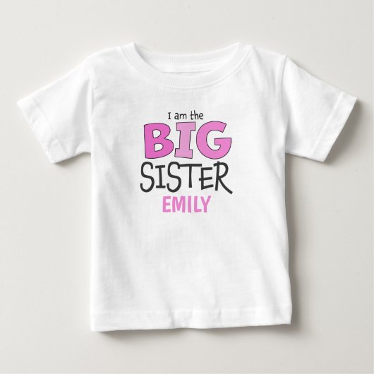 Ik ben de Big Sister Whimsical Cute Modern (Voorkant)