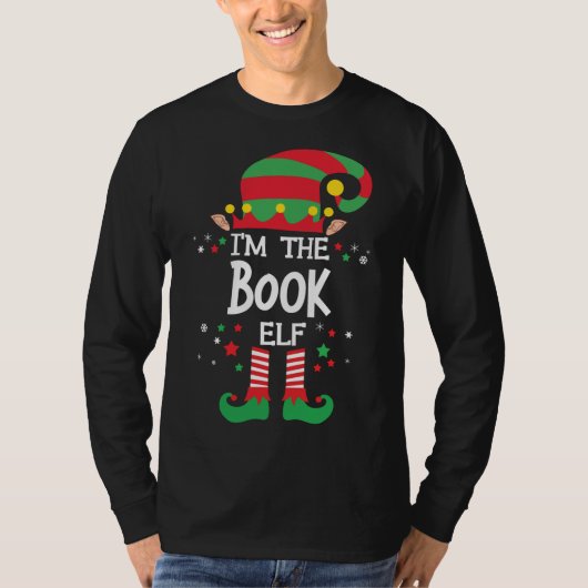 Ik ben de biker elf grappige bijpassende kerst pyj t-shirt (Voorkant)