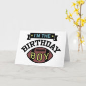 Ik ben de Birthday Boy Kaart (Gele Bloem)