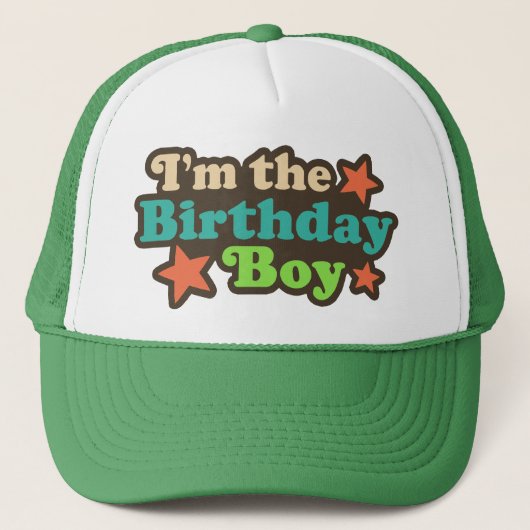 Ik ben de Birthday Boy Trucker Pet (Voorkant)