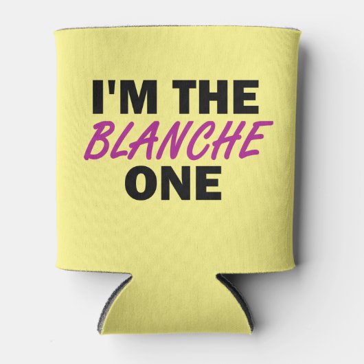 Ik ben de Blanche One Blikjeskoeler (Voorkant)