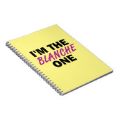Ik ben de Blanche One Notitieboek (Rechterzijde)