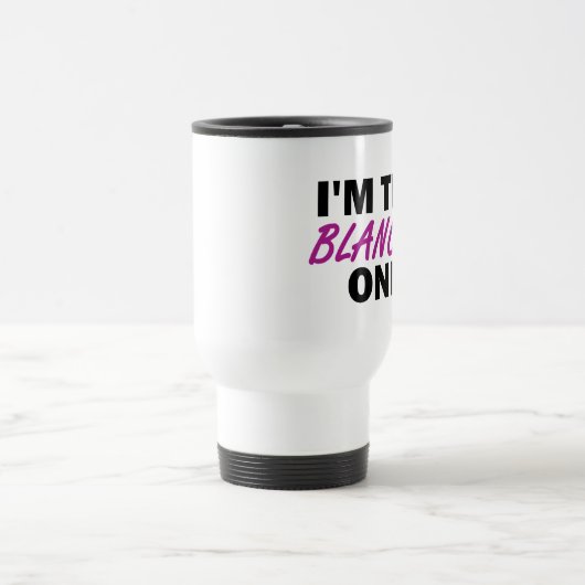 Ik ben de Blanche One Reisbeker (Center)