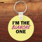 Ik ben de Blanche One Sleutelhanger (Voorkant)