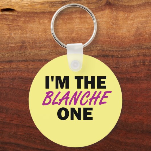 Ik ben de Blanche One Sleutelhanger (Voorkant)
