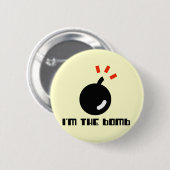 Ik ben de Bomb Ronde Button 5,7 Cm (Voorkant /achterkant)