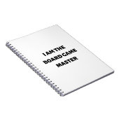 Ik ben de bordspelmeester notitieboek (Rechterzijde)
