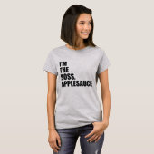 IK BEN DE BOSS APPLESAUCE T-SHIRT (Voorkant volledig)