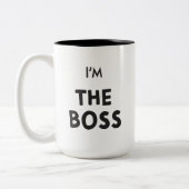 IK BEN DE BOSS COFFEE MOK (Links)