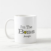 Ik ben de Boss Cup Koffiemok (Links)