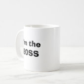 Ik ben de BOSS Koffiemok (Voorkant links)