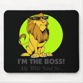 Ik ben de Boss Lion Muismat