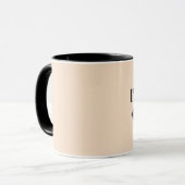 IK BEN DE BOSS, MUSTACHE COFFEE MOK (Voorkant links)