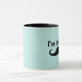 IK BEN DE BOSS, MUSTACHE COFFEE MOK (Midden)