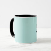 IK BEN DE BOSS, MUSTACHE COFFEE MOK (Voorkant links)