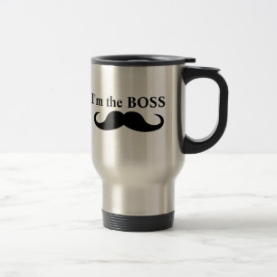 Ik ben de BOSS, TRAVELERS koffie mok