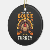 Ik ben de Bougie Turkije Funny Thanksgiving Sassy Keramisch Ornament (Links)