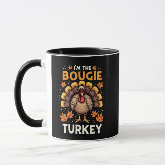 Ik ben de Bougie Turkije Funny Thanksgiving Sassy Mok (Links)