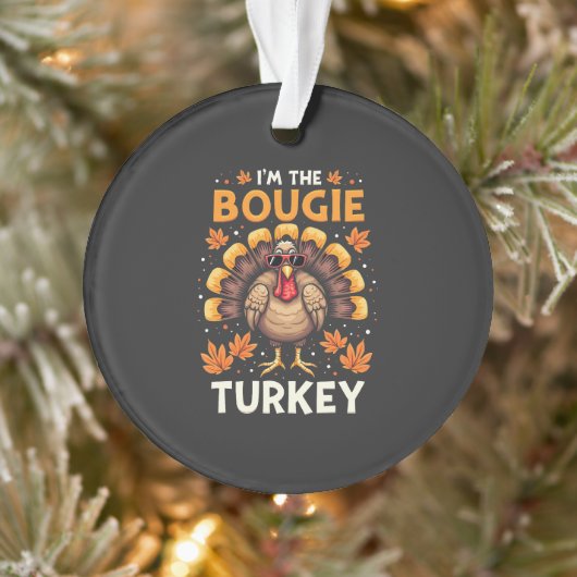 Ik ben de Bougie Turkije Funny Thanksgiving Sassy Ornament (Boom)