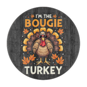 Ik ben de Bougie Turkije Funny Thanksgiving Sassy Snijplank