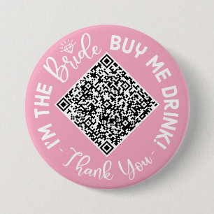 Ik ben de Bride Koop me een Drink QR Code Button