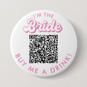 Ik ben de Bride Koop me een Drink QR Code Button