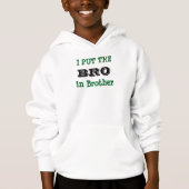 IK BEN DE BRO IN BROTHER kinder top (Voorkant)