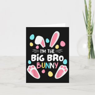 Ik ben de broer Bunny grote broer bijpassende fami Kaart