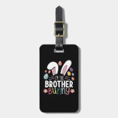 Ik ben de broer Bunny Paasfamilie Matching Bagagelabel (Voorkant verticaal)