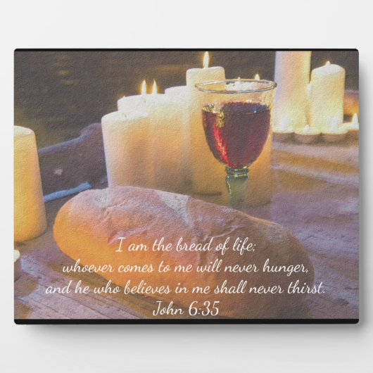 Ik ben de Brood van Life Fotoplaque Fotoplaat (Voorkant)