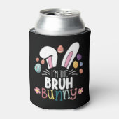 Ik ben de Bruh Bunny Paas Matching Blikjeskoeler (Blikje Voorkant)